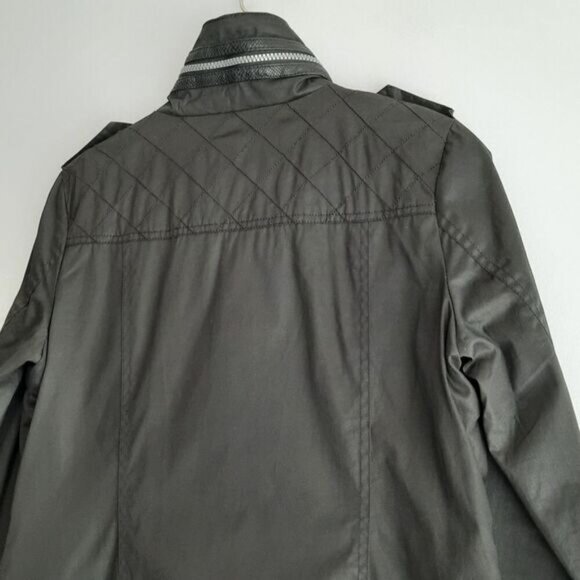 SAM EDELMAN Full-Zip Utility Jacket  Windbreaker Black Sz XS - Picture 10 of 13